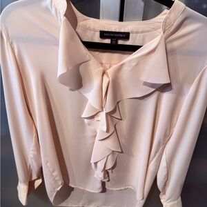 Banana Republic Women's Blush Ruffle Blouse